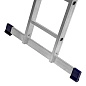 Лестница-трансформер алюм. шарнирная, 2х4+2х5 ступ, 5220мм, слож.1500х340х280мм, (97884) СИБРТЕХ фото10