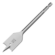 Сверло по дереву перовое, 28 мм, 6-гр. хвостовик (70420) MATRIX