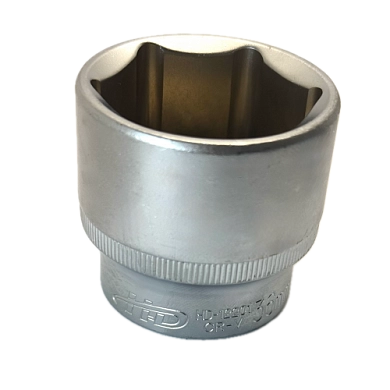 Головка торцевая 1/2" 6гр. 36мм L42мм CrV (HD-12201) H-D