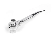 Ключ коликовый торцевой трещоточный 13х17мм, хром (121325) HORTZ