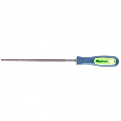 Напильник круглый №2, 200мм., 2-комп.рукоятка (16127) СИБРТЕХ