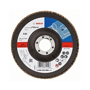 Круг лепестковый 125х22.23 мм для металла, K80, Standard for Metal (2 608 603 658) BOSCH