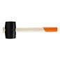 Киянка резиновая, 340 г, черная резина, деревянная рукоятка (111405) SPARTA фото2