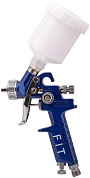 Краскопульт пневматический HVLP для точных работ, верх. пласт. бачок 150 мл, 0.8 мм (F_81006) FIT