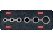 Кондуктор для сверления отверстий 4, 5, 6, 8, 10, 12мм (YT-39700) YATO