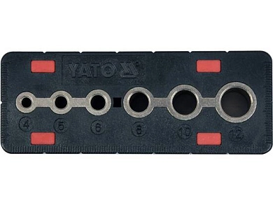 Кондуктор для сверления отверстий 4, 5, 6, 8, 10, 12мм (YT-39700) YATO