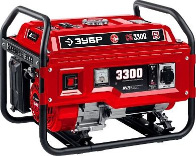 Генератор бензиновый СБ-3300, 3300Вт ЗУБР