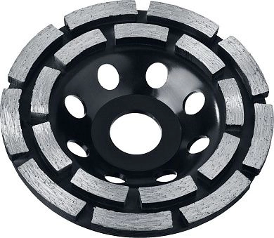 Чашка алмазная сегм. 2-х рядная (125х5х22.23) Бетон "PROFESSIONAL" 115мм (33381-115) STAYER