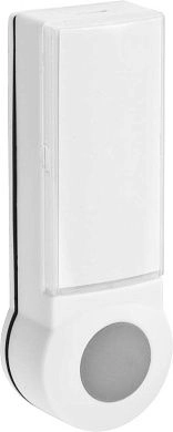 Кнопка СВЕТОЗАР для звонка, с индикацией включения, цвет белый, 220В (58307) СВЕТОЗАР