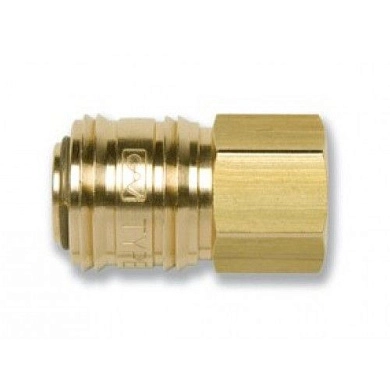 Соединение быстросъемное с клапаном внутрення резьба 1/2" (латунь)(S33-40SFB) PROWIN