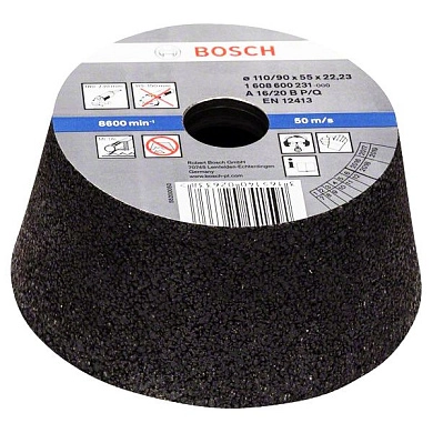 Шлифовальная чашка 110\90х55х22 зерн. 24 CS (1 608 600 239) BOSCH