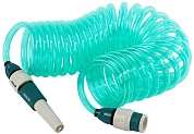 Шланг спиральный для полива с наконечником и двумя внешними соединителями (4270-55895) RACO
