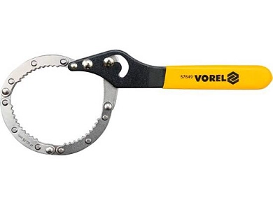 Ключ разводной для масляного фильтра 55-75мм  (57649) VOREL