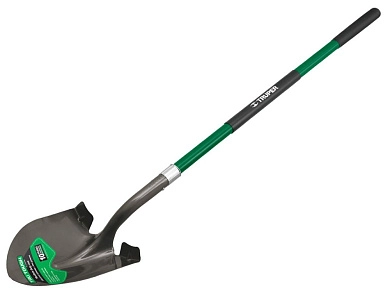 Лопата штыковая, фиберглассовый черенок, полотно 1,6мм, PRL, 20*23*145см (32402) TRUPER