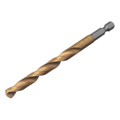 Сверло по металлу 8 мм, HSS, TiN покрытие, 6-гранный хвост. (717802) MATRIX