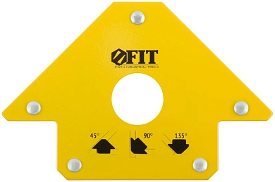 Угольник для сварки магнитный, тип "стрелка", усилие до 23 кг (F_81802) FIT