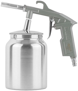Пистолет пескоструйный, алюминиевый нижний бачок 1000 мл, быстросъемное соединение (F_81081) FIT