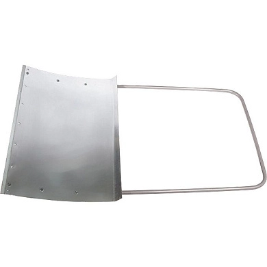 Движок снеговой алюминиевый, 755*505*1240мм, стальная рукоятка (61526) СИБРТЕХ