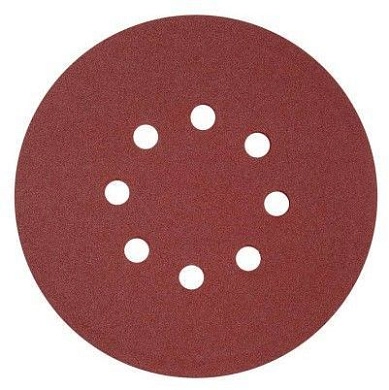 Круг шлифовальный д=150 мм, 8 отв., зерно 240, 50шт. (YT-834599) YATO