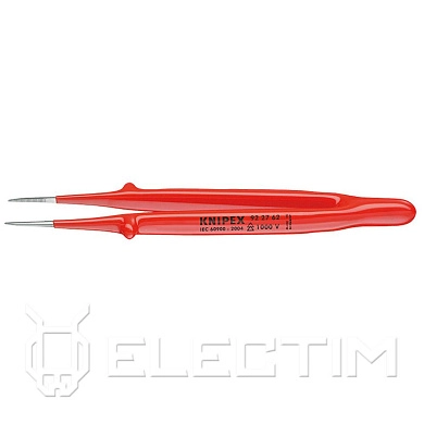 Пинцет диэл. прецизионный, пружинная сталь, хром., 150мм (922762) KNIPEX