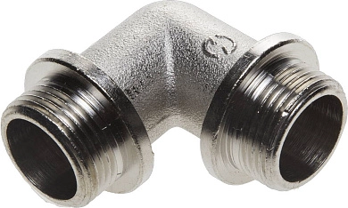 Уголок с упором, никелированная латунь, ш/ш, 3/4" (51072-S/S-3/4) GENERAL FITTINGS