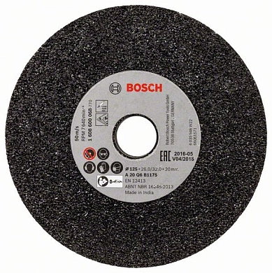 Шлифкруг d=125мм для GGS, карбид кремния (1 608 600 068) BOSCH
