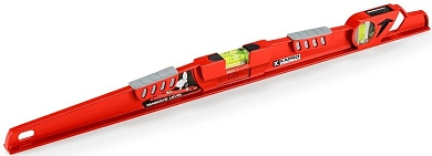 Уровень строительный Shark 60см, (0,5мм/м, 2 колбы), быт., (920-10-60) KAPRO