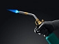 Горелка газовая Blue Fire, на бал., с пьез. турбо нагрев + 30% 2000°C, KF-9000 (55510) KRAFTOOL фото6