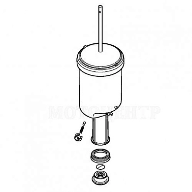 Бак для подачи. под давлением SG51 71 4255 540 0204 Stihl