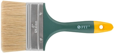 Кисть плоская 100мм, натур. светлая щетина "Контур" (F_01168) FIT