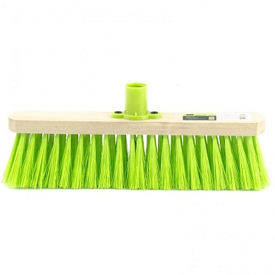 Щетка деревянная для подм. пола 28cм,5 рядов, прямая тулейка с резьбой, б/черенка (84614) СИБРТЕХ