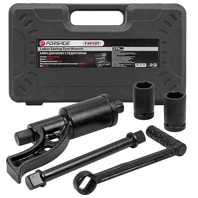 Гайковерт ручной с редуктором, головки 32,33мм, 1", перед. число 1:58, 4800 Н/м (F-3411277) Forsage