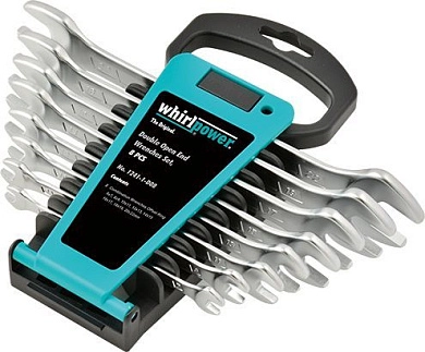 Набор ключей рожковых 6-22мм, 8пр., Cr-V (1241-1-D08) WHIRLPOWER