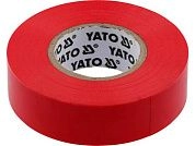 Изолента ПВХ, 19мм х 20м х 0,13мм, красная (YT-8166) YATO
