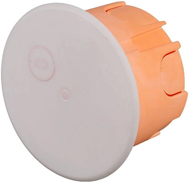 Коробка монтажная СВЕТОЗАР для подштукатурного монтажа, макс. напряжение 400В, с крышкой, 68х47мм, к