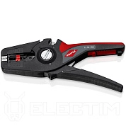 Стриппер автомат. c кабелерезом PreciStrip16, 0.08 - 16мм (AWG 28 - 5), 195мм (1252195) KNIPEX