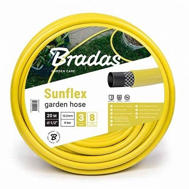 Шланг поливочный SUNFLEX 3/4" 20м (WMS3/420) BRADAS