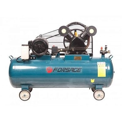 Компрессор 2-х поршневой с ременным приводом  (5,5кВт, ресивер 200л, 600л/м, 380В)