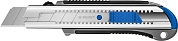 Нож технический, сегм. лезвие, 25мм, металл. корпус, автостоп, проф. "ТИТАН-25" (09180) ЗУБР
