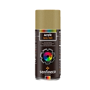 Краска аэрозольная акриловая зеленое золото 400 мл. (4139) SENFINECO