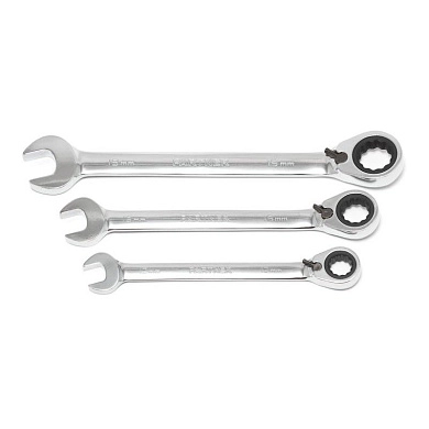 Ключ комбинированный с трещоткой с переключением 19мм (PA-3019R) Partner