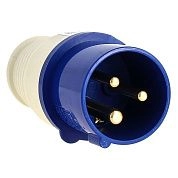 Вилка силовая переносная (220В 16А 2Р+РЕ IP44) ps-013-16-220 EKF PROxima