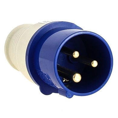 Вилка силовая переносная (220В 16А 2Р+РЕ IP44) ps-013-16-220 EKF PROxima