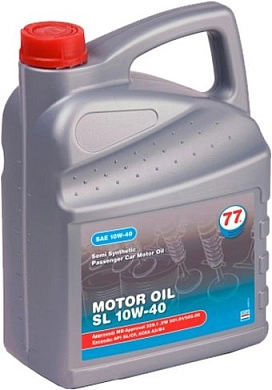 Масло моторное полусинтетическое SL 10W-40 5л. Lubricants