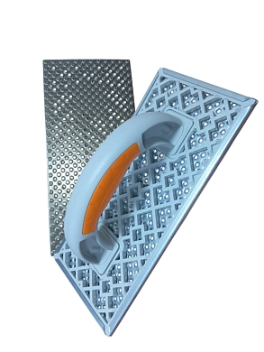 Терка пластм. с металл. накладкой 130х270мм, для пенопласта, двухкомп. ручка (275-5270) TYTANX