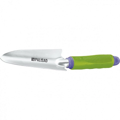 Совок посадочный узкий, 62х315 мм, стальной, пластиковая рукоятка (63002) PALISAD