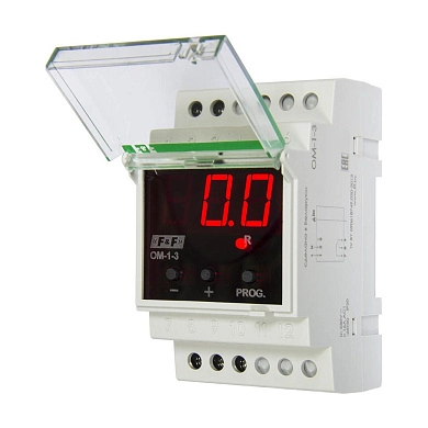 Ограничитель мощности OM-1-3 (230В 16А 1NO/NC IP20) EA03.001.004 Евроавтоматика ФиФ