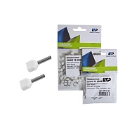 Наконечник штыревой втулочный изолированный НШвИ(2) 0508 2х0,5мм2 (уп/100шт) 45710-100 ETP