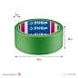 Лента малярная №300 36мм х 25 м, для грубых и шероховатых поверхностей (12143-36) ЗУБР фото8