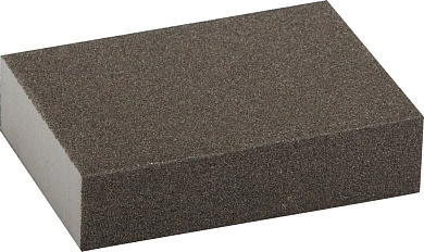 Губка шлифовальная "МАСТЕР" четырехсторонняя, средняя жесткость, Р120, 100х68х26мм (35611-120) ЗУБР